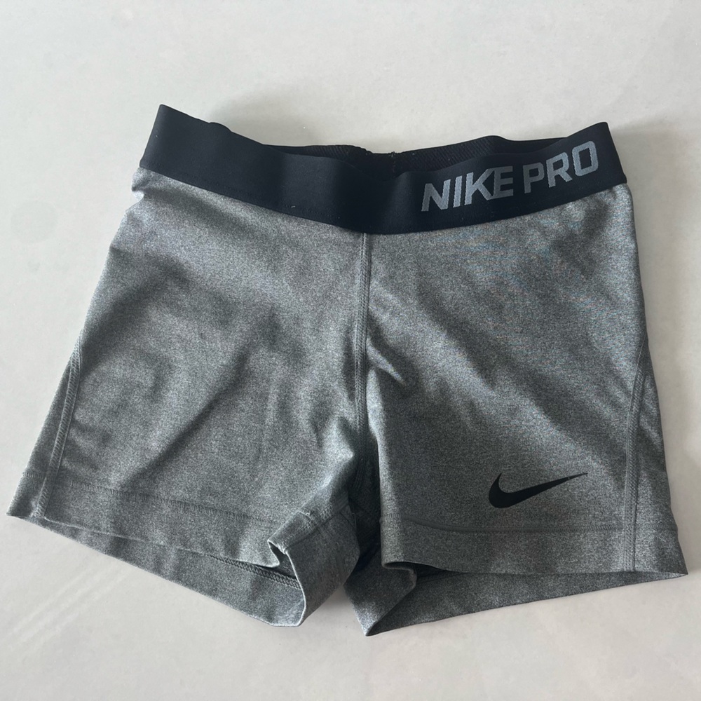 Nike Pro Gray Athletic Shorts